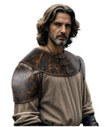 Medieval Leather Pauldron Shoulder Armor For Viking Knight Cosplay Larp Ren Faire Costume Brown Faux Leather With Collar Buckle