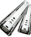 Heavy Duty Drawer Slides 53mm with Ball Bearings for Smooth Quiet Operation 120kg Load Detachable No Lock Rails 1 Pair