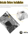 Lubricant pack included in Gear Shift Cable Bushing Repair Kit With Install Tool for Transmission Shifter Cables