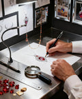 Design workspace with Magnetic Helping Hands Soldering Tool With Four Flexible Gooseneck Clamps And A Strong Magnetic Base, jewelry sketches