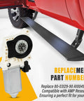 Replacement Electric Side Step Motor Kit 80-03129-90 with retractable running board for Ford F-150, Super Duty, GM, Hummer, Dodge