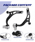 2Pcs Front Lower Control Arm Bushings Suspension Kit For Explorer 2011 2019 showing black bushings with metal mounts