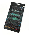 Badass Universal Motorcycle Bolt Covers, Rugged Hexagon Metal Engine Nut Caps, waterproof rustproof screw protectors 30 pack.