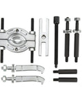Bearing Puller Kit With Separator 9 Piece Pro Grade Set Portable Bearing Removal Tool Kit for cars and trucks, metal components