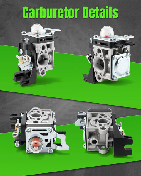 Carburetor Replacement Kit For SRM 2620 Trimmer With Air Filter Pre Filter Air Filter Cover And Fastener Knob Beefed Up Fuel Line Tune Up Compatible With SRM 2620 2620T 2620U BRD 2620