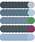 50 Pack Premium Round Wet Dry Sanding Discs Grit 1000 To 5000 with hook back for polishing auto, wood, and metal surfaces.