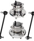 Beefed-Up Rear Wheel Bearing Hub Kit with Sway Bar End Links for Toyota Camry 2007-2011, Avalon 2006-2012, ES350 2007-2012
