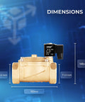 One And A Half Inch NPT Solenoid Valve 24V DC Brass Normally Closed Control Valve For Water, Air, And Gas dimensions
