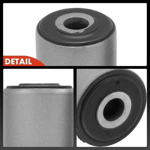 Front Track Bar Bushing Set for Jeep Grand Cherokee WJ 1999 to 2004, Panhard Bar Bushings for Front Left and Right Sides, Driver and Passenger, Direct Replacement, Metal and Rubber Construction with Polished Rustproof Finish, 2 Pack close-up