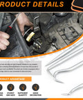 Built Tough 47 Piece Plastic Rivet Gun Kit For Auto Repairs Puts You In Control Smoothly With Manual Riveter and hook tools for engine work.