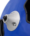 Close-up of Heavy Hitter Electric Drain Auger Machine cutter head with steel blade, designed for effective clog removal.
