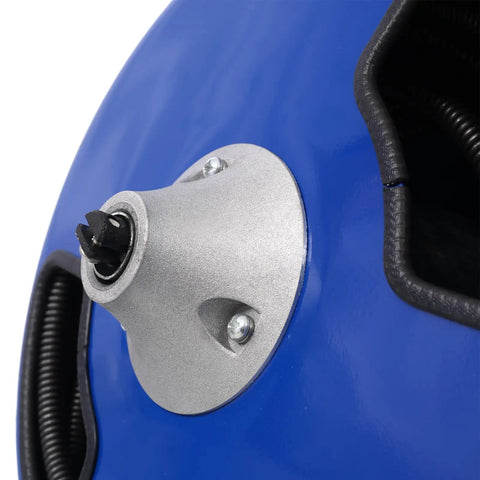 Close-up of Heavy Hitter Electric Drain Auger Machine cutter head with steel blade, designed for effective clog removal.