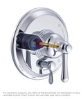 Ceramic Check Valve With Pressure Balance Cartridge Replacement For Bathroom Faucets Brass Body Ceramic Disc Cartridge.