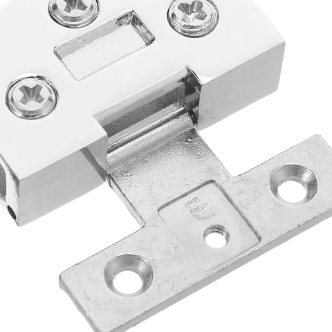 Close-up of Two Pack Small Glass Door Hinges Pivot Hinges For Shower Doors Cabinets Cupboards Hardware With Adjustable