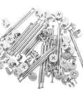 20 Set Cam Fittings Kit For Cabinets With Connectors And Dowels