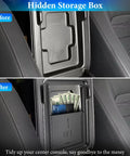 Before and after of 3 Piece Center Console Organizer And Armrest Tray For Honda CRV 2023 2024 2025 2026 Fits LX EX EX L Sport Hybrid