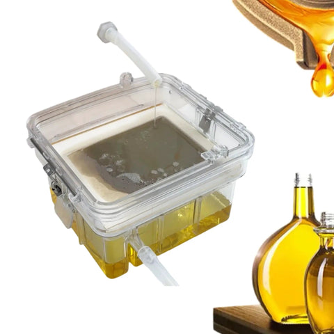 High Efficiency Automatic Edible Oil Filter Machine For Household Use features transparent cup, filtering oil with micro pore technology.