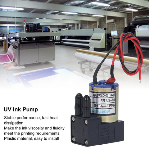 Compact DC 24V 3W Ink Pump for Printers and Inkjets, Fast Heat Dissipation, easy install in printer setting