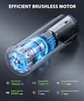 Image of the efficient brushless motor of the Portable Cordless Handheld Vacuum Cleaner 4 In 1 Mini Vacuum with 16800 Pa power.