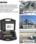 Portable Vibration Meter With Split Type Acceleration Sensor For Mechanical Testing And Machinery Maintenance, A Real Workhorse For Vibration Analysis And Engineering Applications, Wide Range 0.1 To 199.9 m/s2 in case