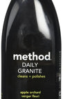 Daily Granite And Marble Cleaning Spray With Plant Based Formula For Streak Free Shine On Granite And Marble Surfaces Cruelty Free Non Toxic 12 Fl Oz Now, 354 ml bottle.