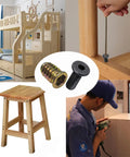 Solid As A Rock Screw Thread Inserts For Wood Furniture Quick Grip Hex Socket Bolts Carbon Steel Kit with wrench for wood projects.