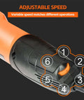 Close-up of Beast Mode Pipe Polisher And Belt Sander For Stainless Steel Round Tubes 110V 800W Motor variable speed control
