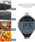 Digital Shore Hardness Durometer With Crisp LCD Measures Rubber Elastomers Plastics And Composite Rigidity Across A C D Scales