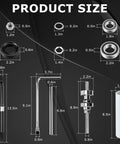 Top Shelf Washer Bearing Swap Kit With Oem Tub Seal And Heavy Duty Installation Tool dimensions and components for Whirlpool Cabrio Maytag Bravos.