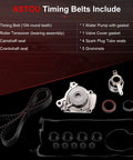Timing Belt Kit With Water Pump For Honda Civic 1.6L 1996-2000 And Civic Del Sol 1996-1997 Replacement OEM TS26224 parts overview
