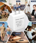 Best Bet 5V 1A USB Wall Charger Power Adapter For Kids Toys Smartwatches Bluetooth Headsets Webcams Routers And Small Smart Home Devices Fast Stable Charge In A Compact Wall Plug, white USB-A wall plug