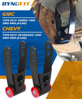 Rear Drop Shackle Kit For 1999-2019 Chevy Silverado 1500 And GMC Sierra 1500 Adjustable 1 To 2 Inch Lowering Installation