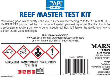 Straight Up Essential Reef Tank Test Kit Gotta Watch Water Quality Accurately Checks critical parameters and includes safety instructions.