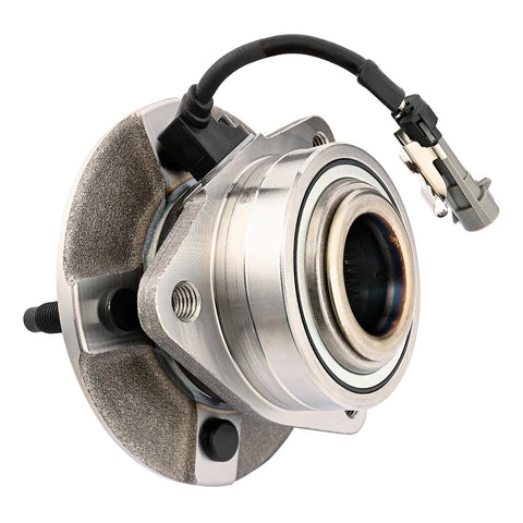 Front Wheel Bearing And Hub Assembly For 2005-2006 Chevy Equinox, 2006 Pontiac Torrent, And 2002-2007 Saturn Vue 5 Lug With ABS Sensor