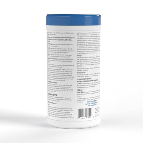 Back of Alcohol-Free Disinfecting Wipes No Bleach Medical-Grade Multi-Surface Cleaning For Home Office School Hospital Gym Gentle On Electronics 80 Count.