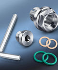 Oversize Piggyback Oil Drain Plug Kit Beefed-Up Stainless Steel 304 Self Tapping Oil Pan Thread Repair For M14.1-1.5 X 15mm