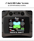 Dope Pro Grade ELRS 2.4G RC Transmitter With 2 Inch IPS HD Color Screen displaying telemetry data