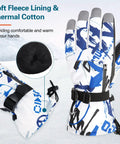 Unisex Winter Ski Gloves For Men And Women Thick Warm Waterproof Windproof Mitts With Touchscreen Pockets Pink Size M Or L