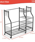 Extra Large Garage Golf Bag Organizer Stand With Rolling Wheels And Shelves For Two Golf Bags Keeps Your Garage Clutter Free And Lets You Move It Around Easily steel frame dimensions