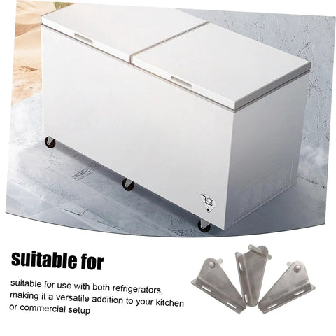 Solid As A Rock Stainless Steel Freezer Hinge Replacement Kit Engineered For Fridge Door Fixes With Hassle Free Snap In Assembly And Tough Build Quality That Powers Through Daily Kitchen Wear Without Skipping A Beat