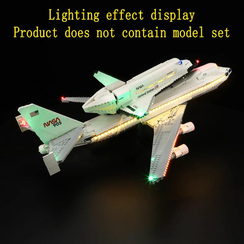 LED Light Kit For LEGO Shuttle Carrier Aircraft 10360 Building Blocks Model Lighting Set Lighting Only Model Not Included