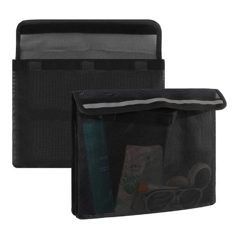 2 Pack Boat Storage Mesh Bag 13 By 9.8 Inches Marine Organizer For Tools And Gear Waterproof Strong Adhesive Mount