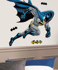 Batman Peel And Stick Wall Decals Blue Kid Friendly Giant 44 Inch Wide 38 Inch High Easy To Apply On Any Smooth Surface Removable