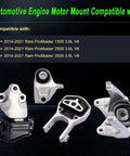 Set Of 4 Heavy Duty Engine Motor Mounts For 2014 2021 Ram ProMaster 1500 2500 3500 3.6L V6 Replacement Parts A5938 A20071 A5879 A20080