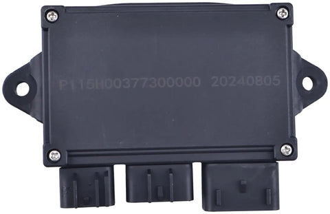 Top Shelf Central Relay Junction Fuse Box 37700115H0000 view from the front showing connectors and casing, compatible with Hisun UTV.