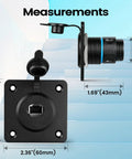 Waterproof Pass Through RJ45 Wall Socket For Starlink Gen3, CAT6 Ethernet Female To Female Aluminum Bulkhead Panel Connector