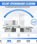 Heavy Duty Zinc Alloy Bifold Door Hinge Set 180 Degree Adjustable With Screws For Closet Cabinets And Bi Fold Doors 2 Pack Durable