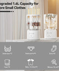 No Sweat Rechargeable Mini Washing Machine For Underwear And Makeup Brushes Super Portable Laundry Savior with 1.6L capacity.