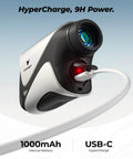 Golf Range Finder With 1200 Yard Range 7x Magnification TriMeasure Two Target Distances Slope On Off USB C Rechargeable, front view