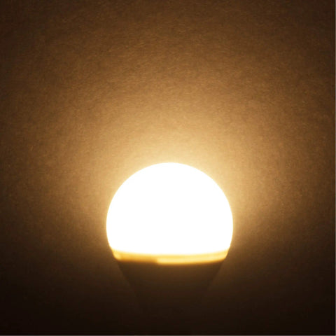 Soft White 3000K LED Candelabra Bulb 5W 400 Lumens E12 Base G14 Globe Frosted Round A15 Non Dimmable Replacement glowing in dark